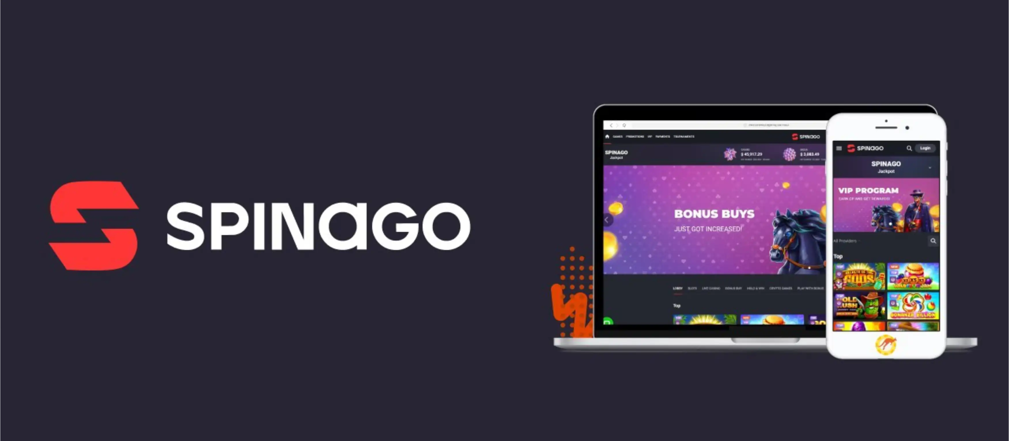 Spinago Casino App Screenshot